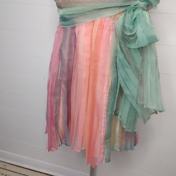 Free People In Rainbows mini dress L - Picture 6 of 13